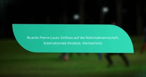 Ricardo Pierre-Louis: Einfluss auf die Nationalmannschaft, Internationale Einsätze, Vermächtnis